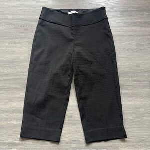 Office Y2K Black Dressy Capris Straight Leg